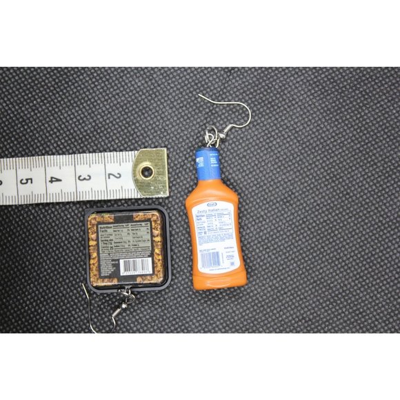 Mini Brands / Kraft Zesty Italian and Bacon crumble earrings - Picture 5 of 7